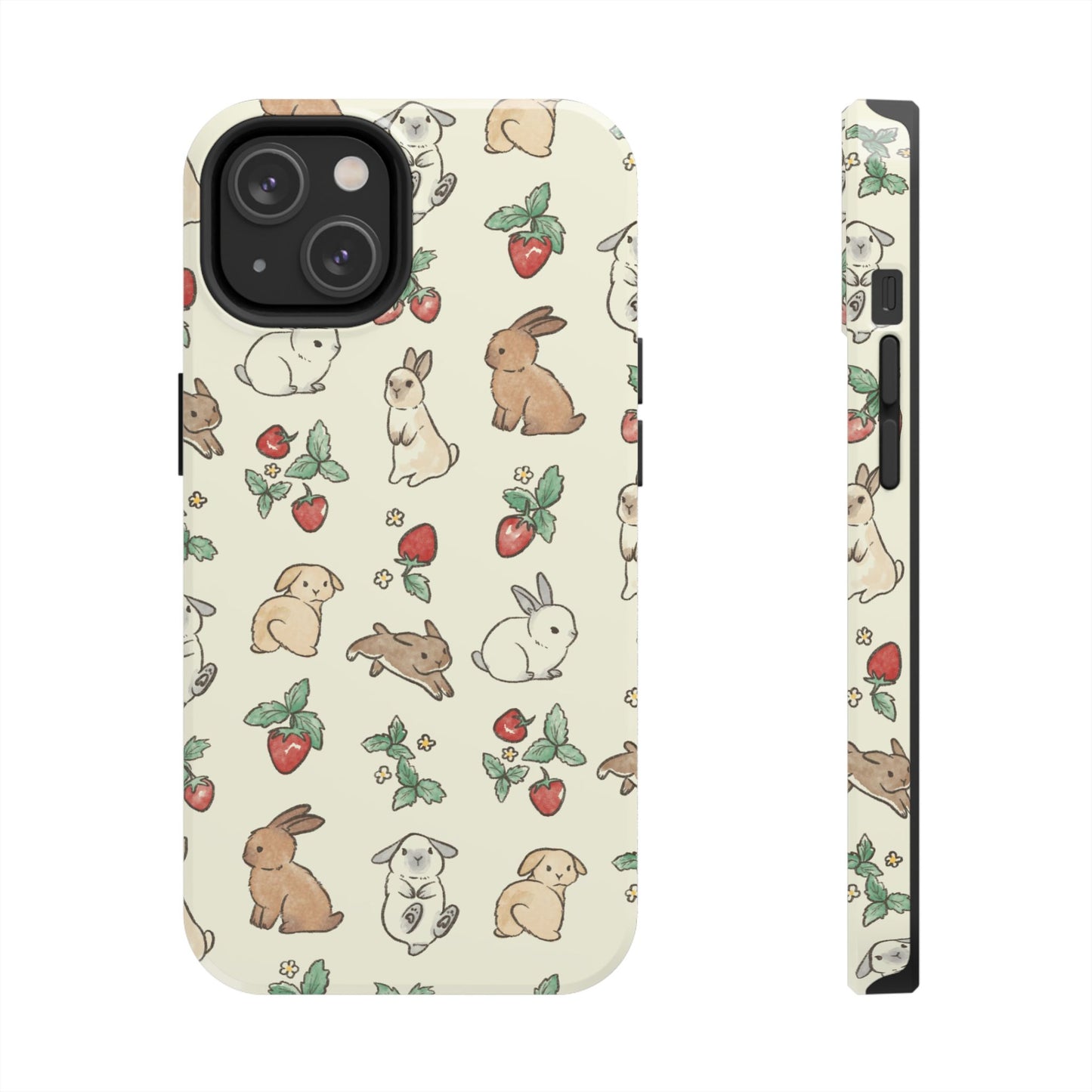 Bunny Berry Garden Phone Case