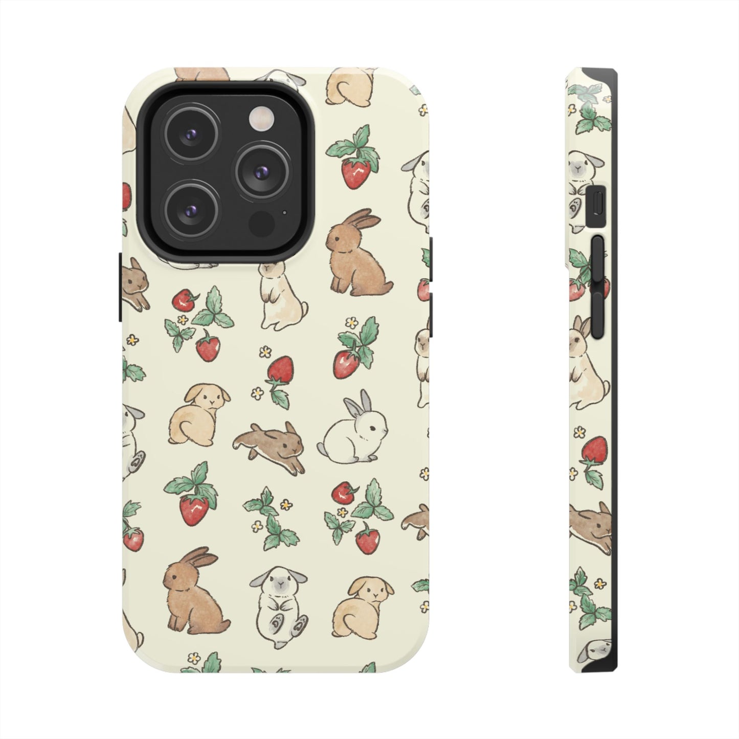 Bunny Berry Garden Phone Case