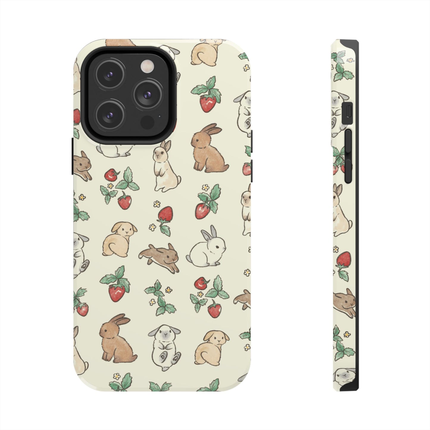 Bunny Berry Garden Phone Case