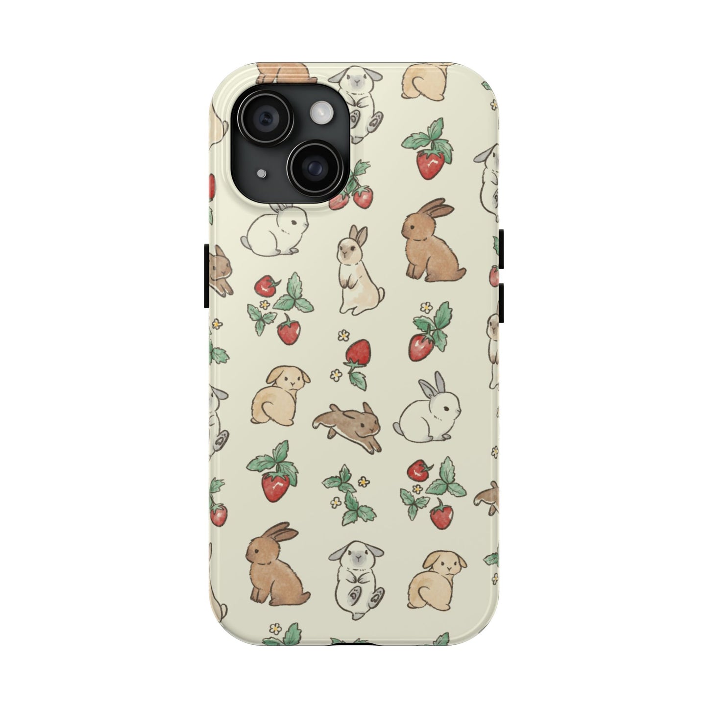 Bunny Berry Garden Phone Case