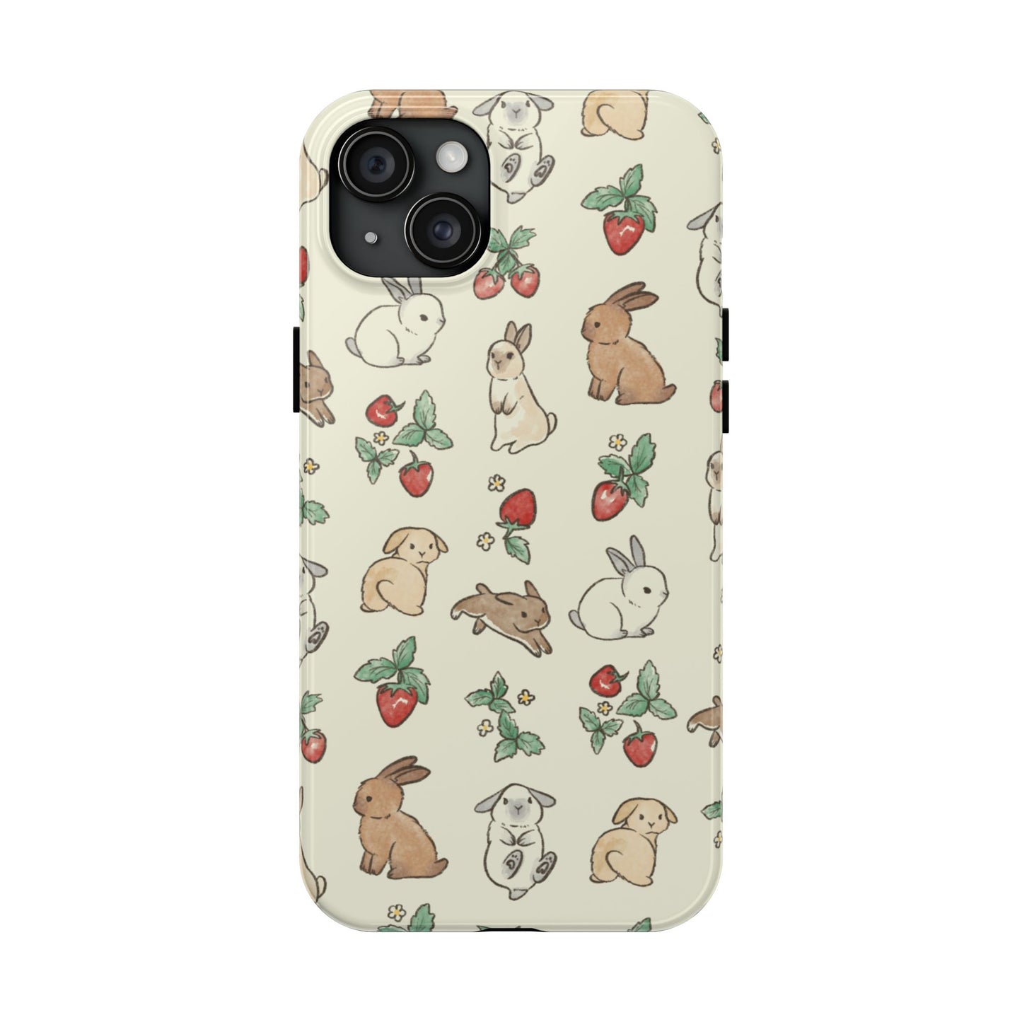 Bunny Berry Garden Phone Case