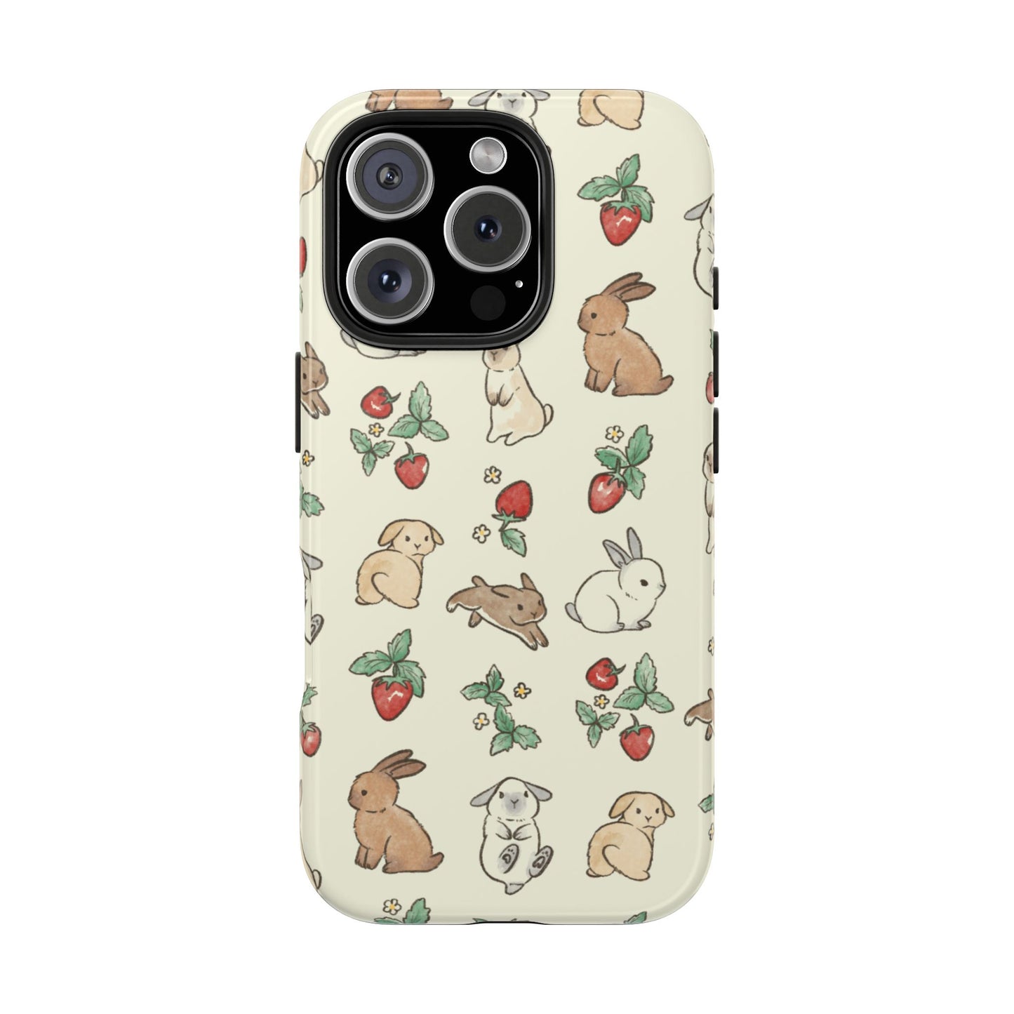 Bunny Berry Garden Phone Case