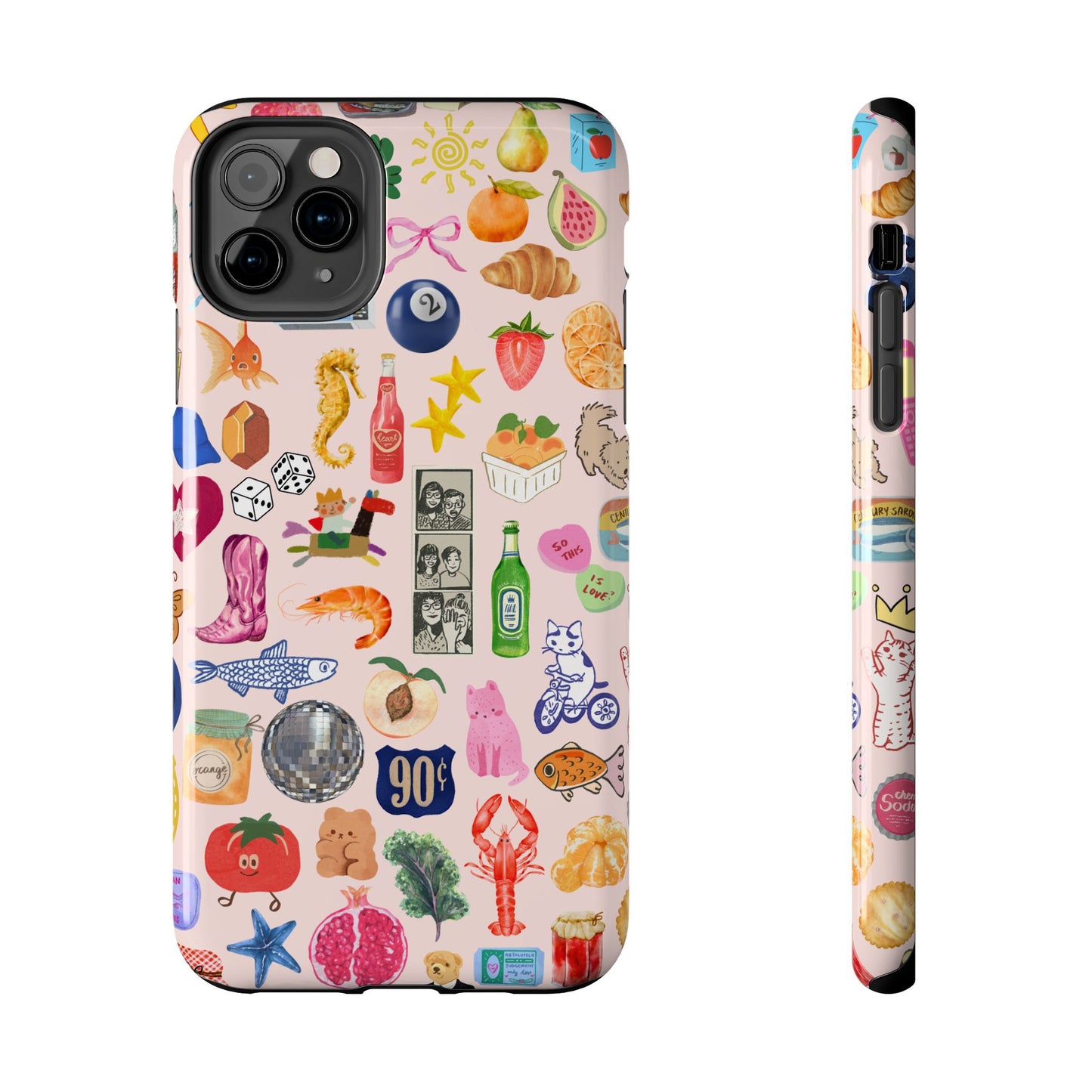 Pink Summer Collage Phone Case