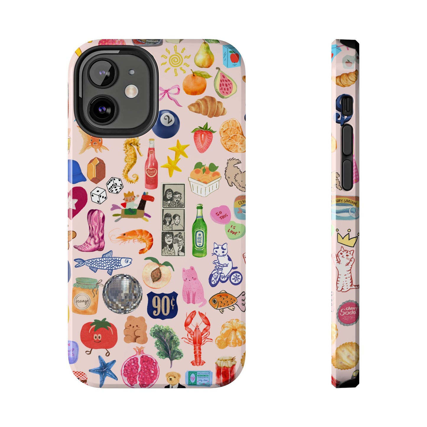 Pink Summer Collage Phone Case