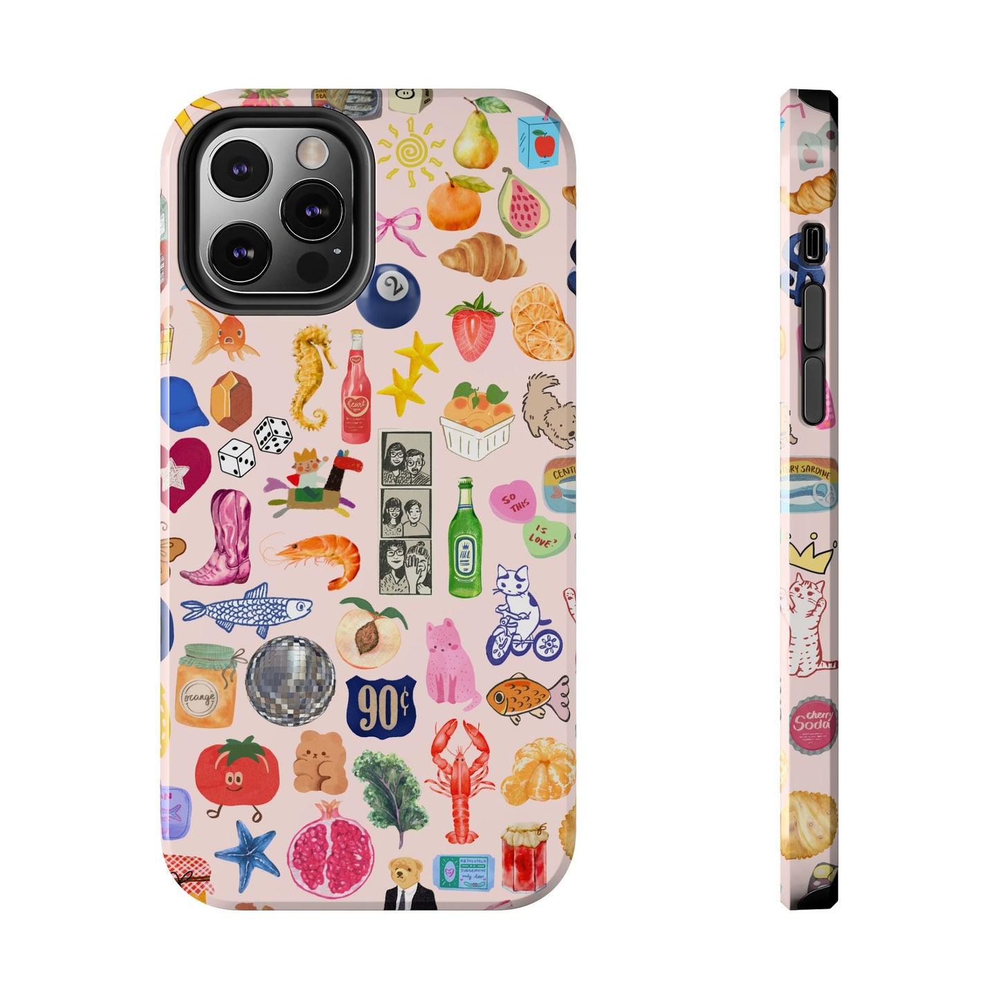 Pink Summer Collage Phone Case