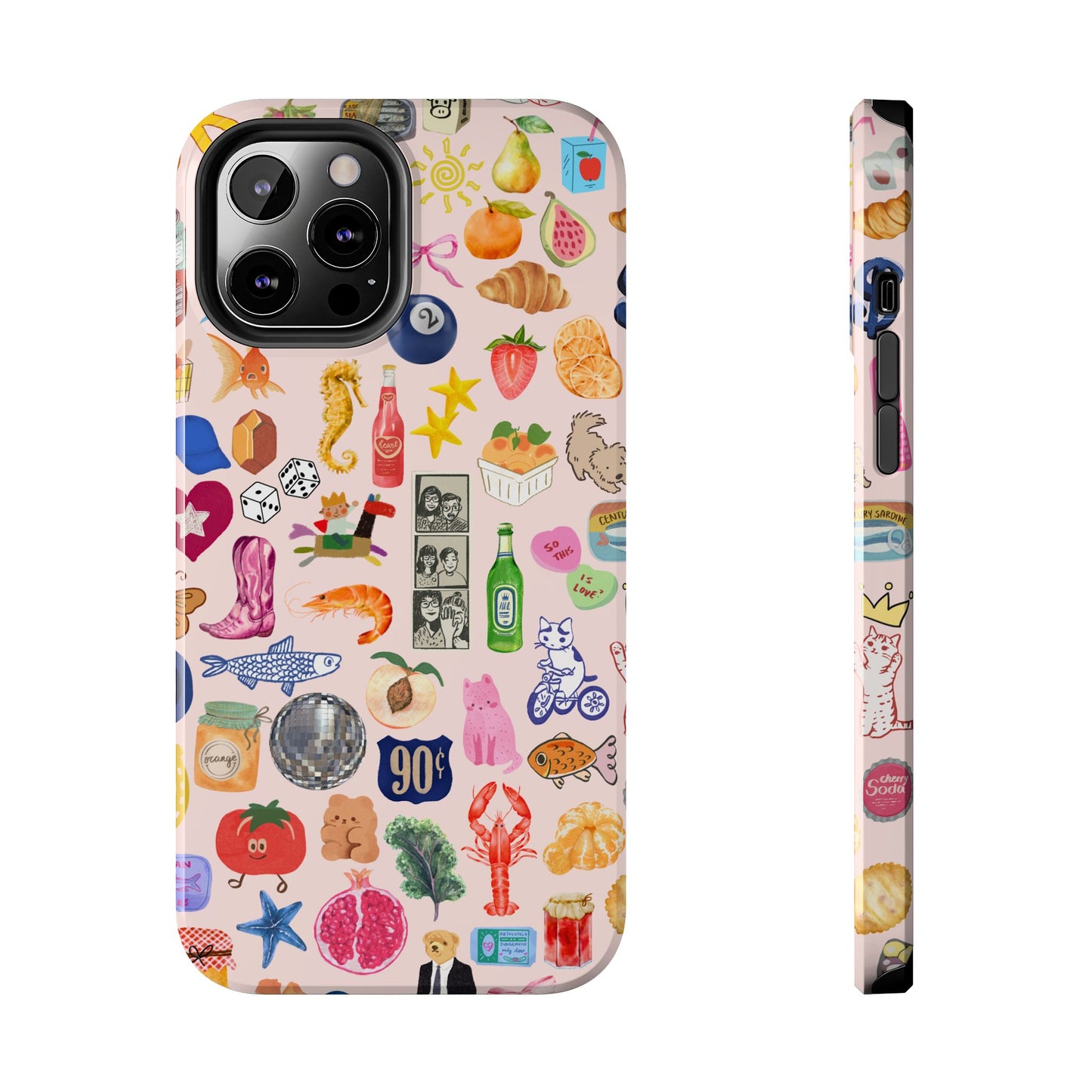 Pink Summer Collage Phone Case