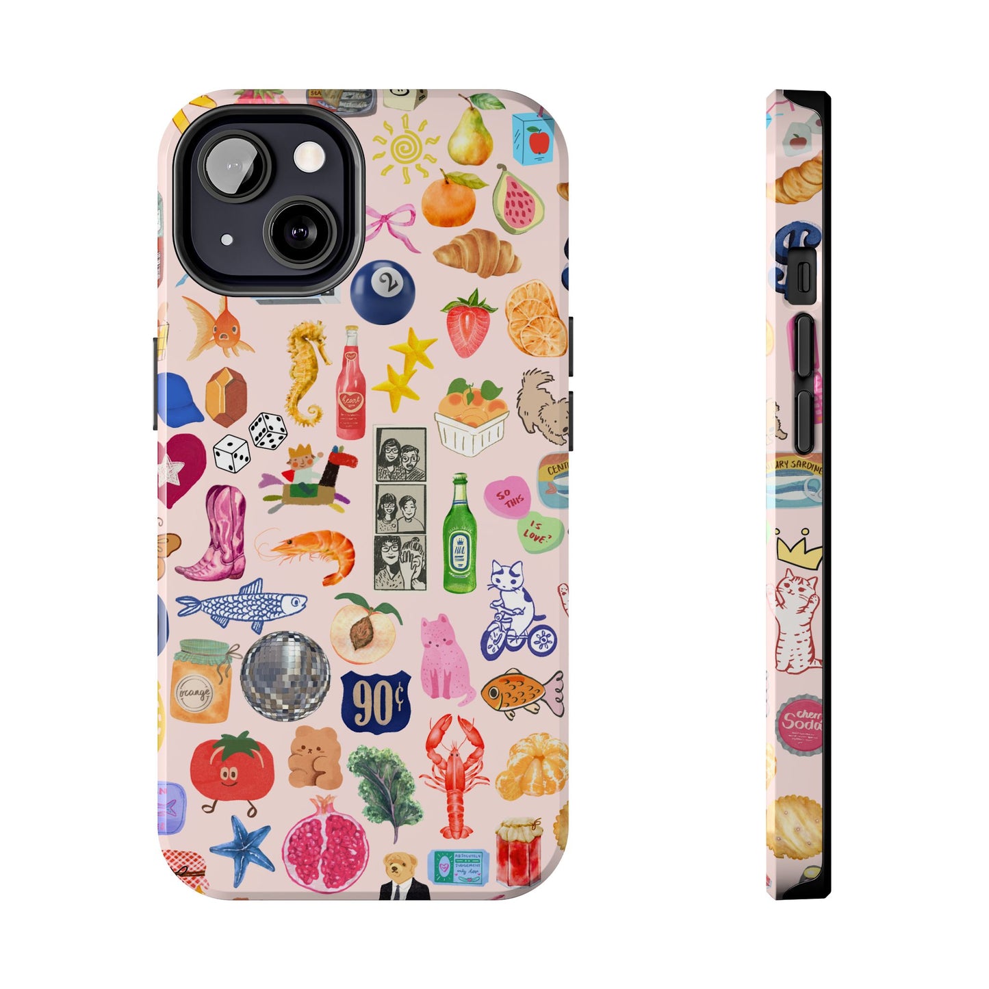 Pink Summer Collage Phone Case