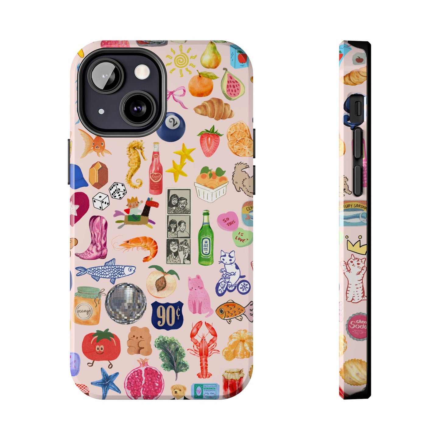 Pink Summer Collage Phone Case