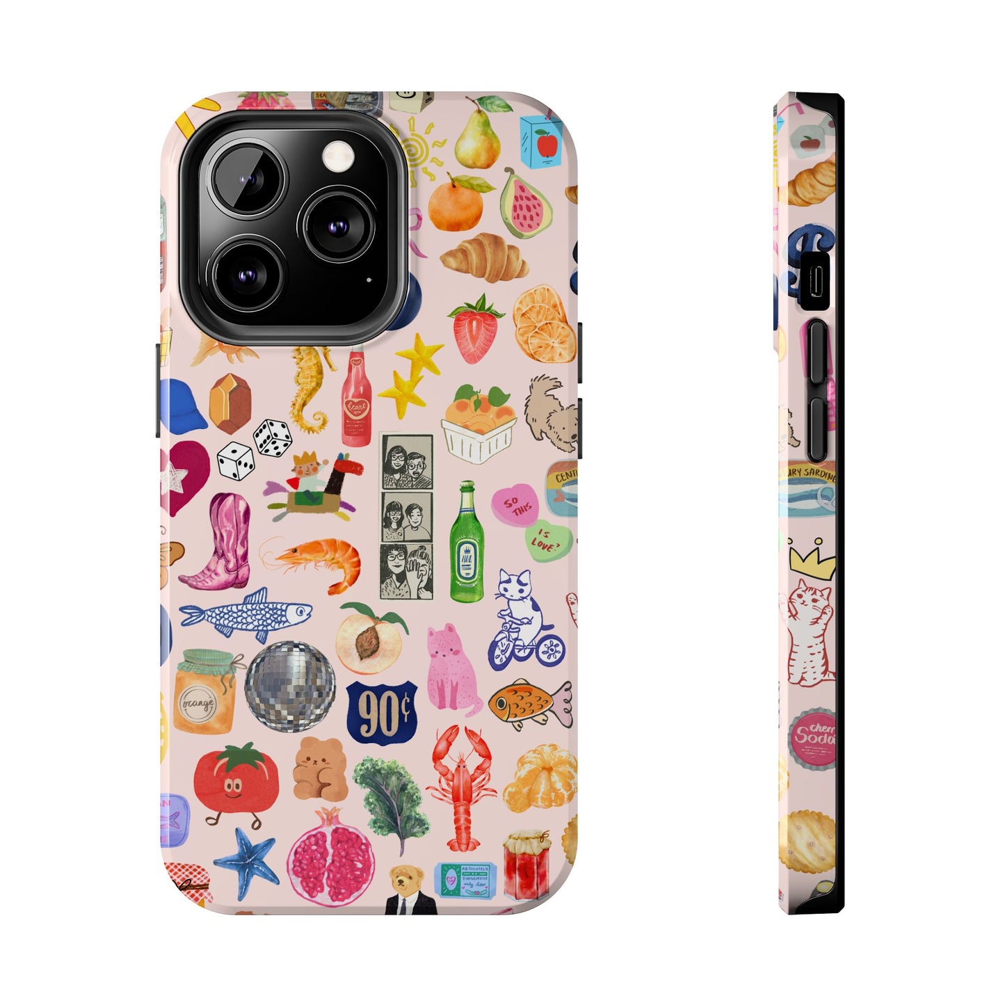 Pink Summer Collage Phone Case