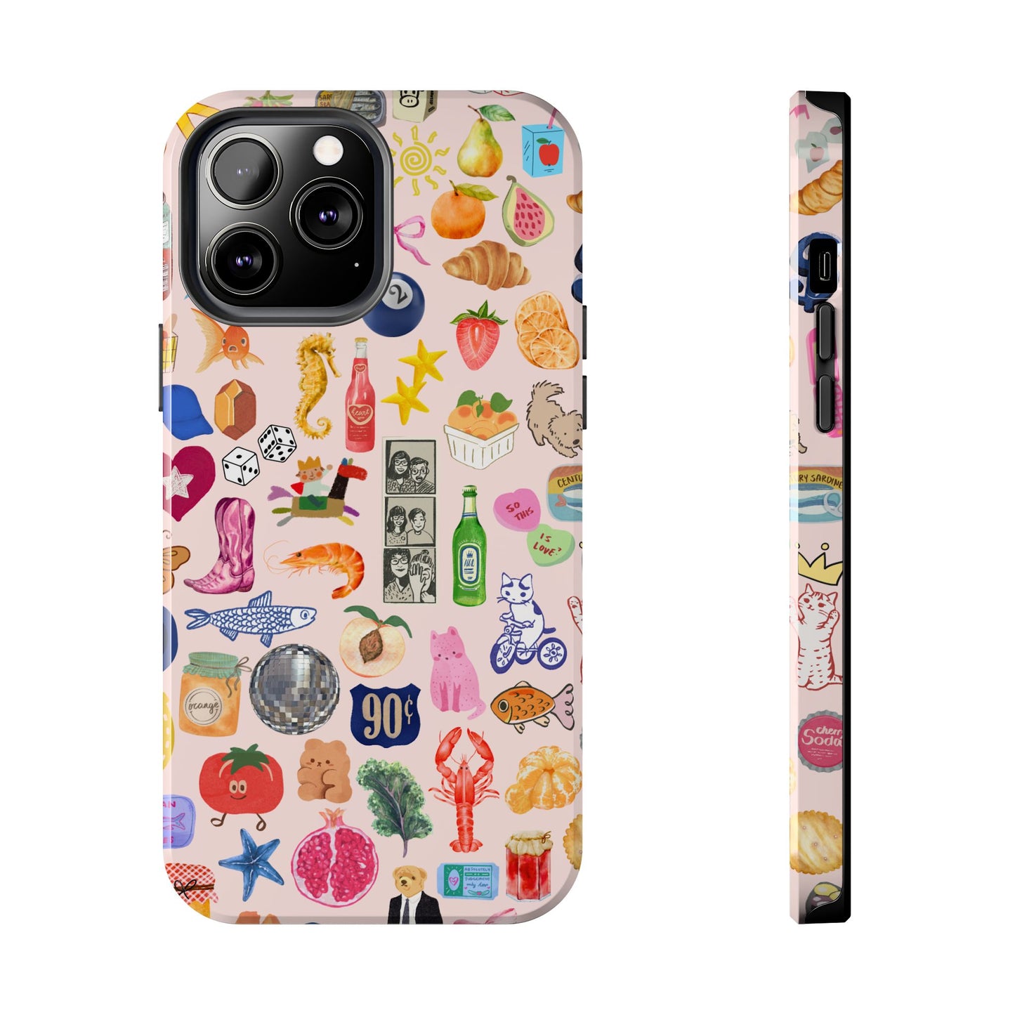 Pink Summer Collage Phone Case