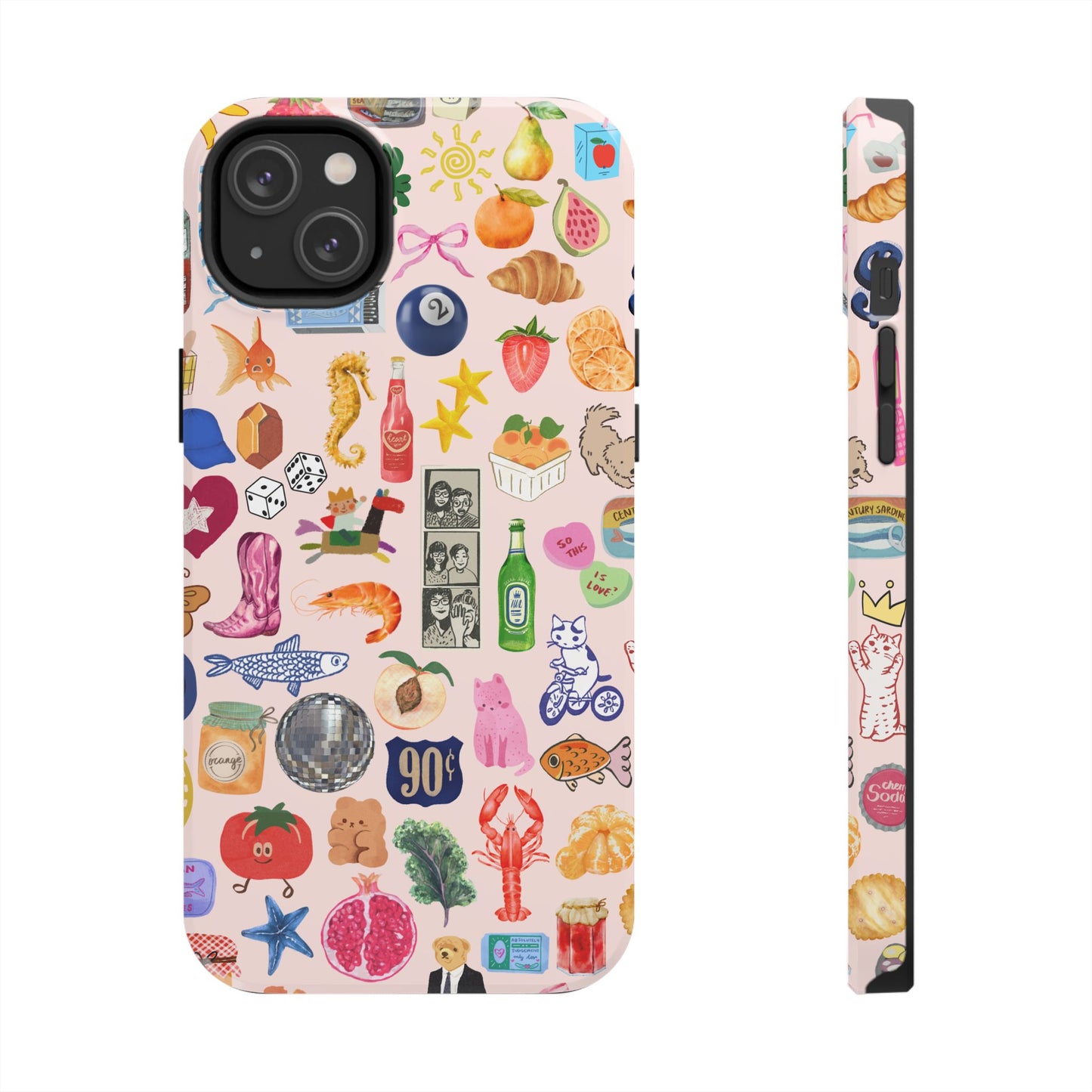 Pink Summer Collage Phone Case