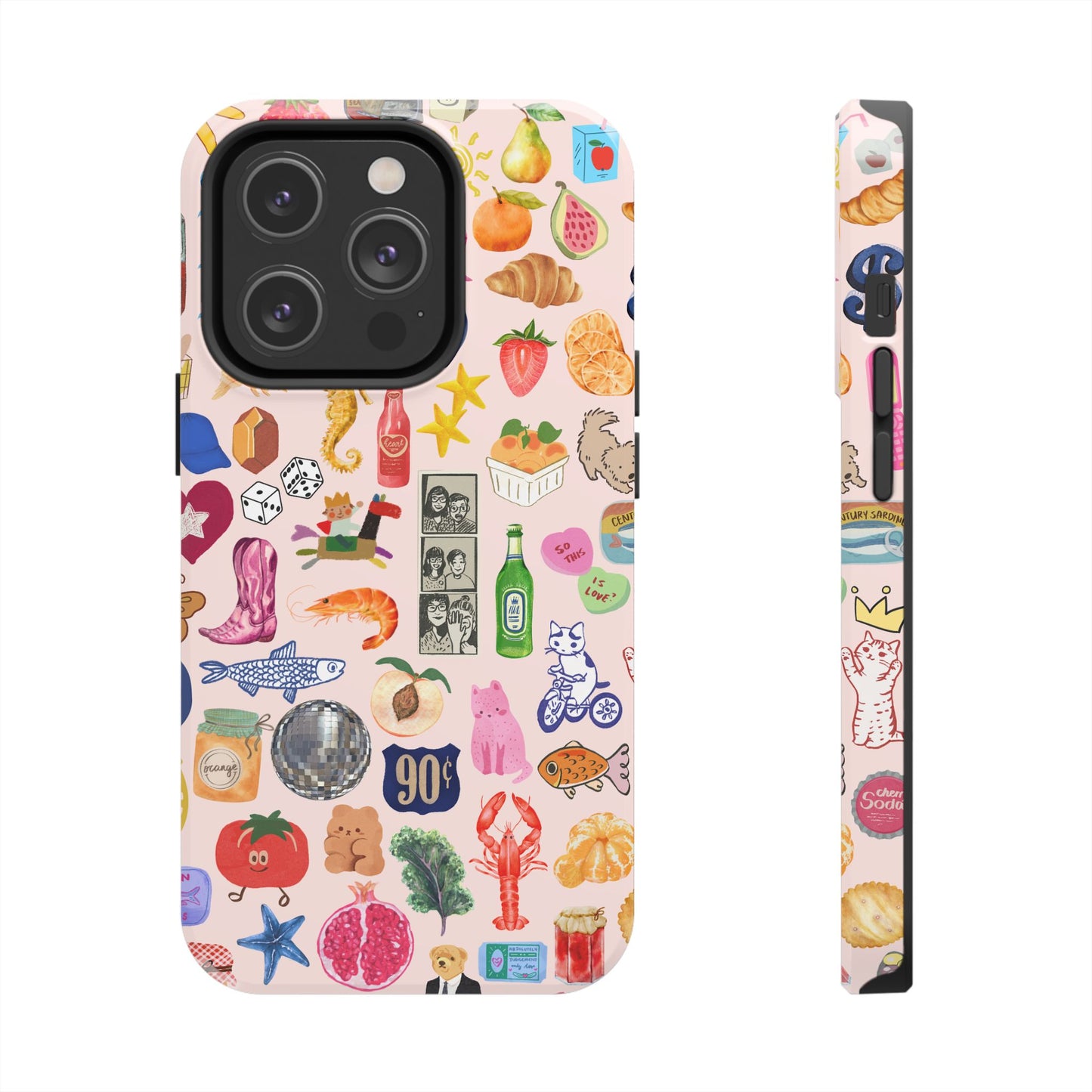 Pink Summer Collage Phone Case