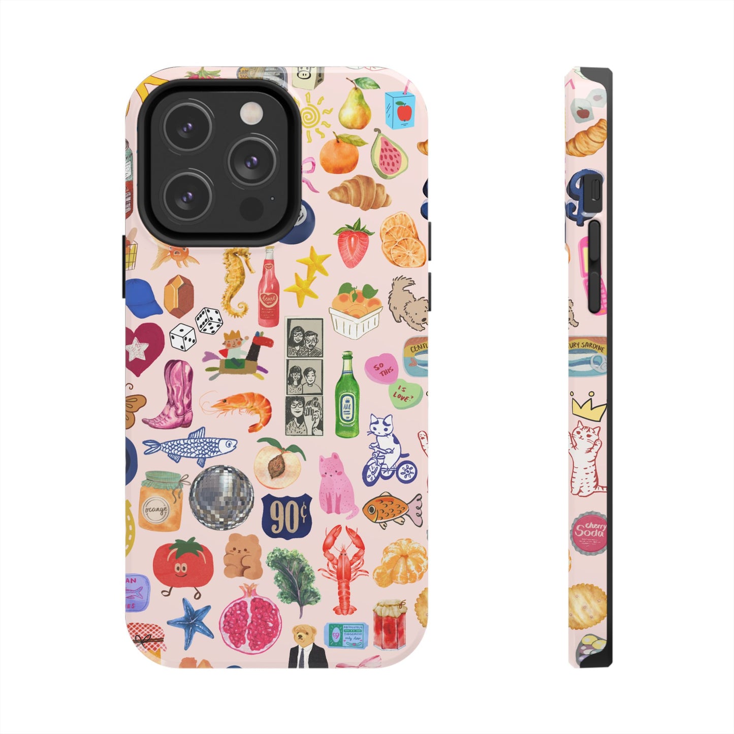Pink Summer Collage Phone Case