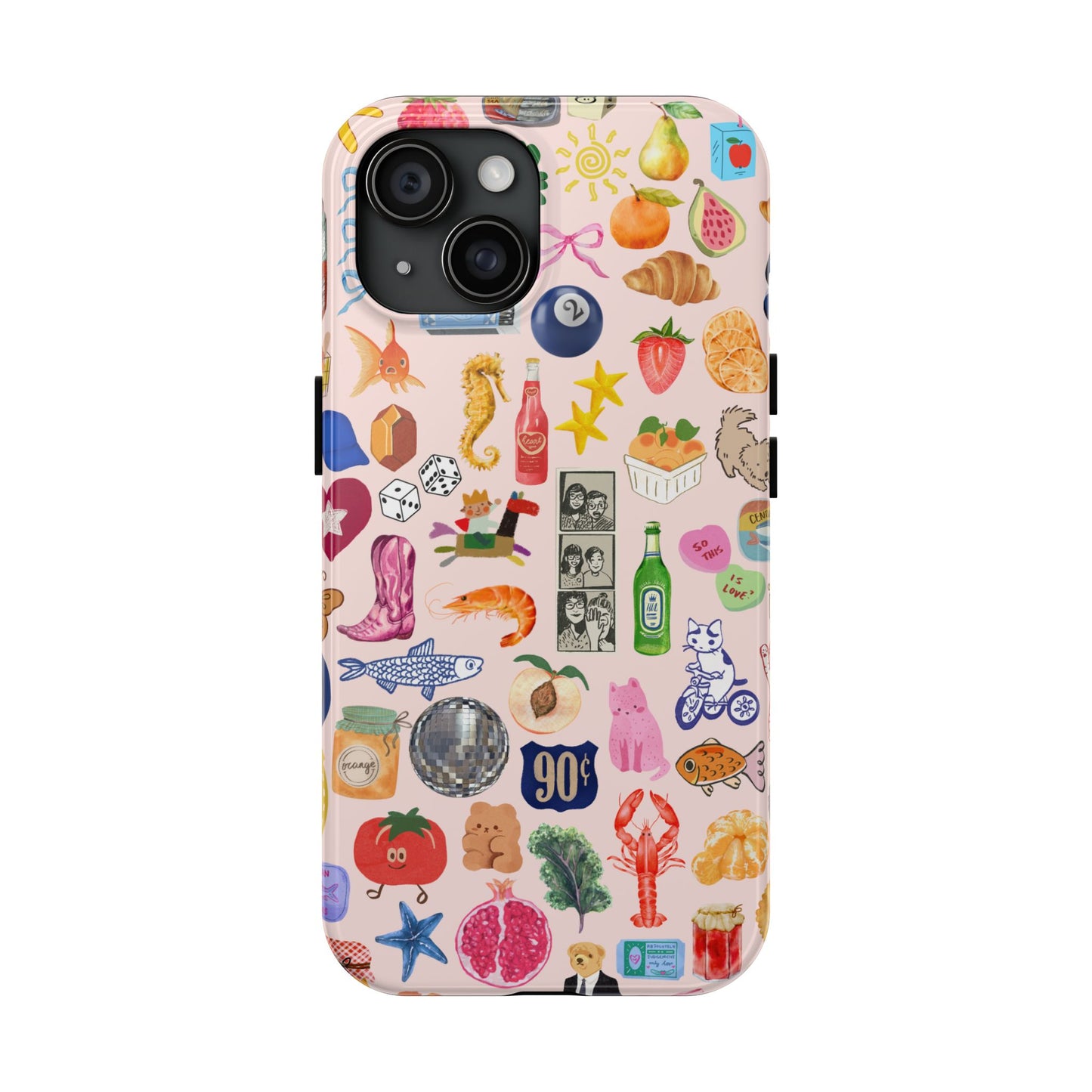 Pink Summer Collage Phone Case