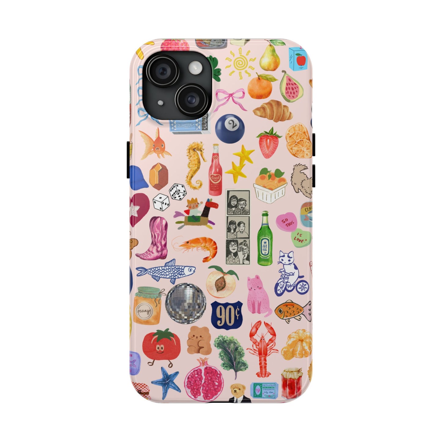 Pink Summer Collage Phone Case