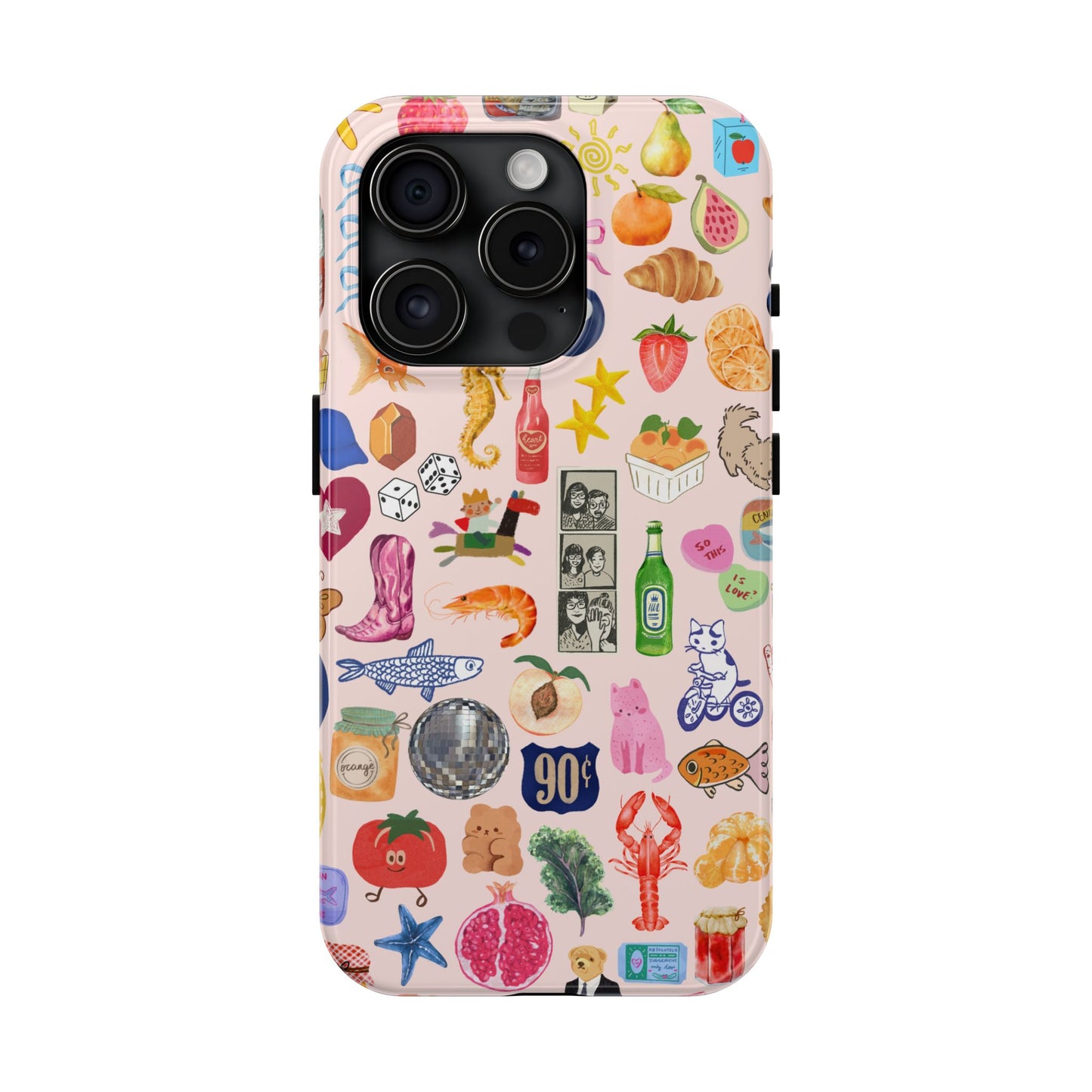 Pink Summer Collage Phone Case
