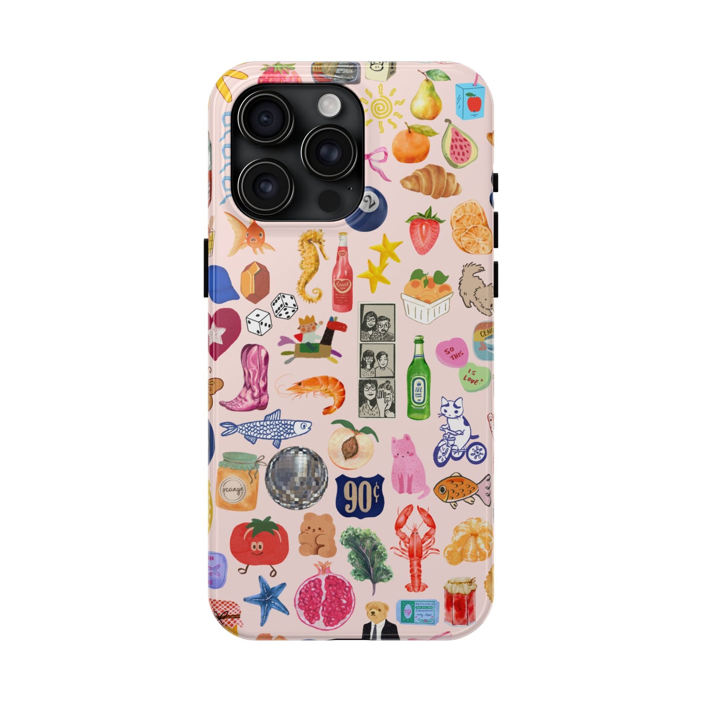 Pink Summer Collage Phone Case