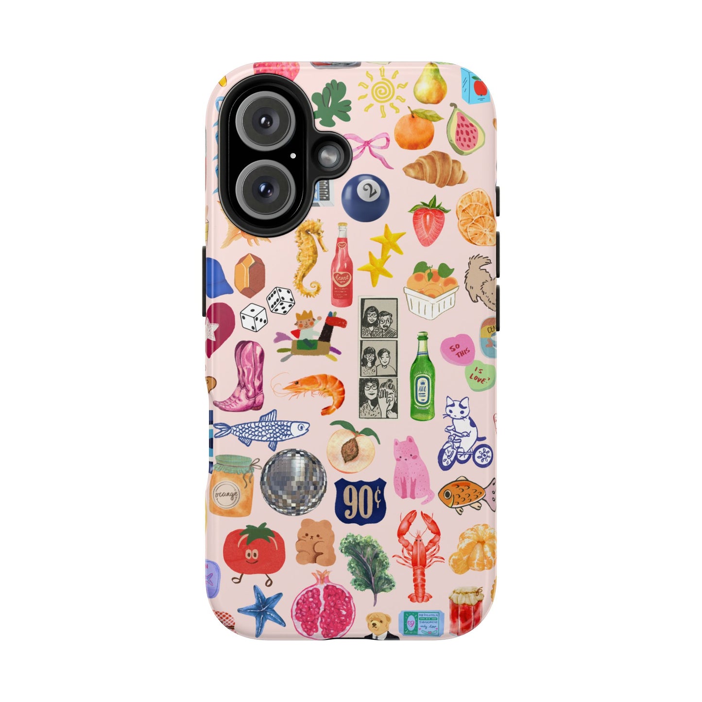 Pink Summer Collage Phone Case