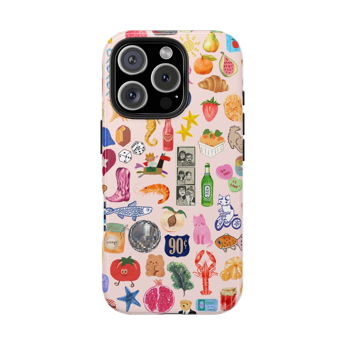 Pink Summer Collage Phone Case