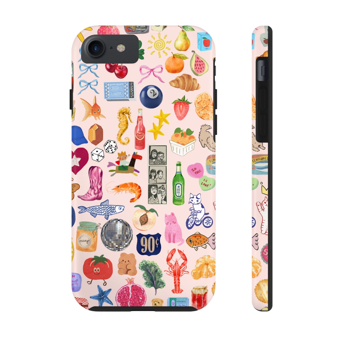 Pink Summer Collage Phone Case