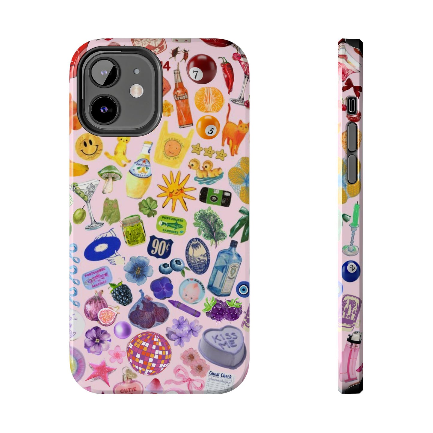 Rainbow Collage Phone Case