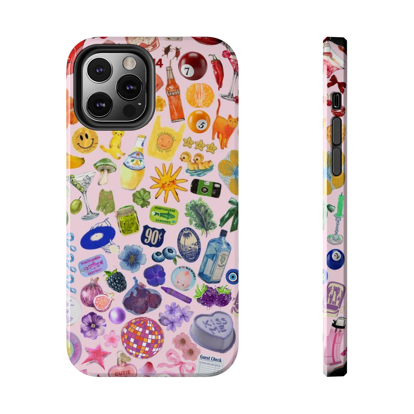 Rainbow Collage Phone Case