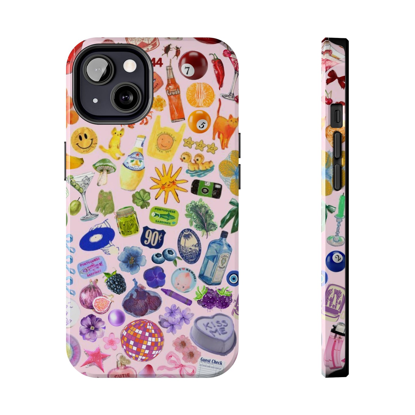 Rainbow Collage Phone Case