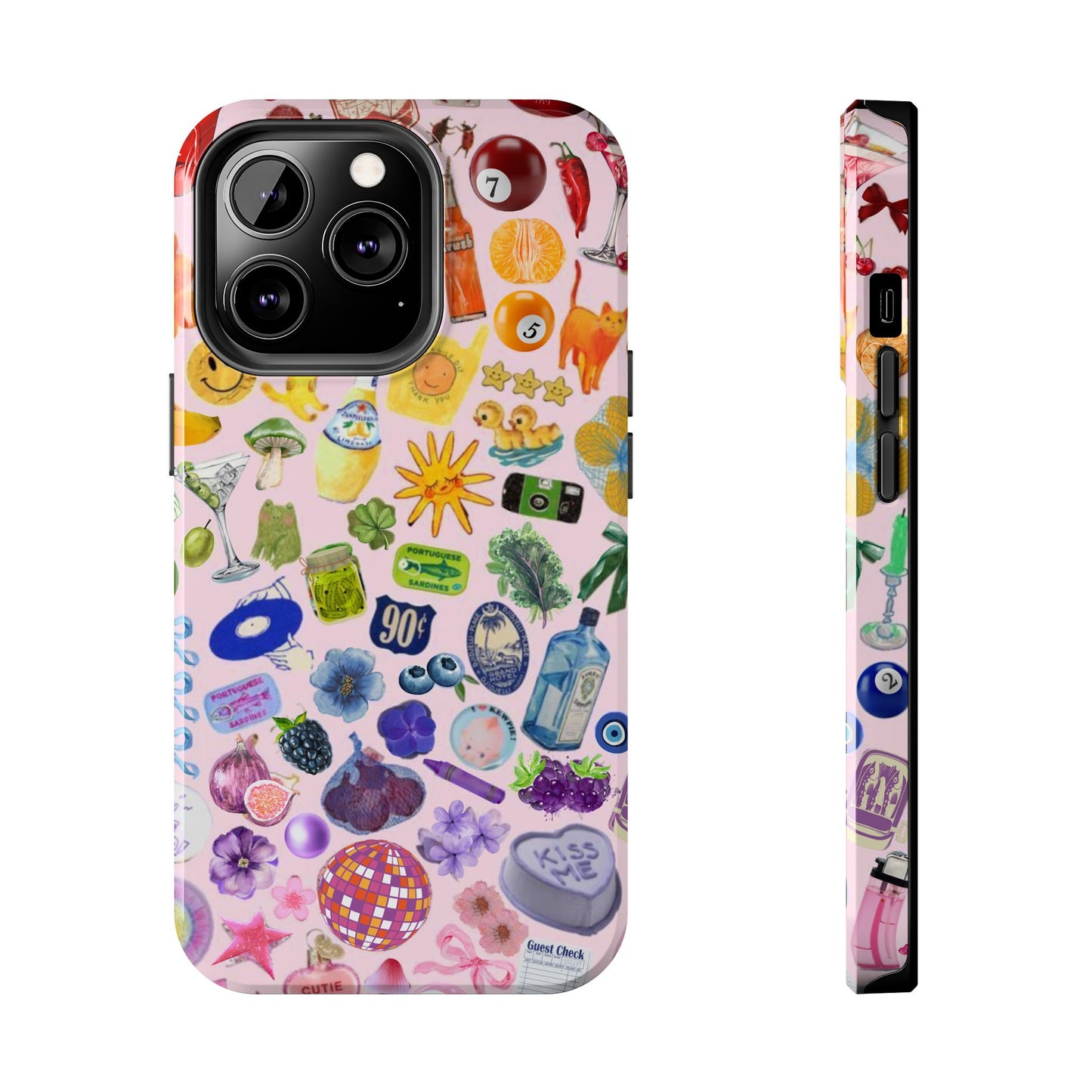 Rainbow Collage Phone Case