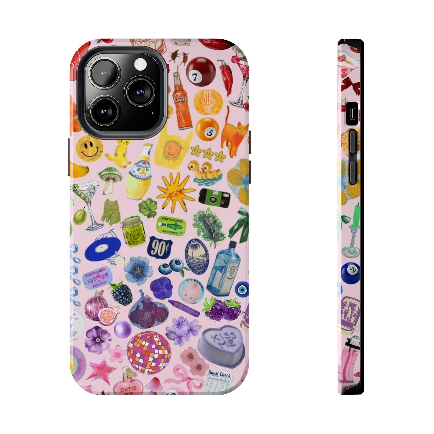 Rainbow Collage Phone Case