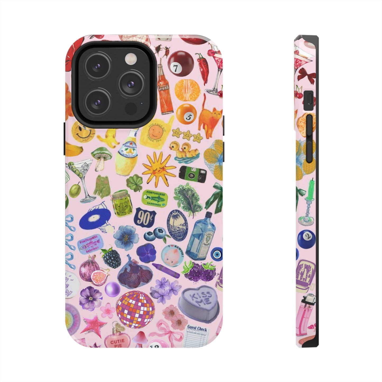 Rainbow Collage Phone Case