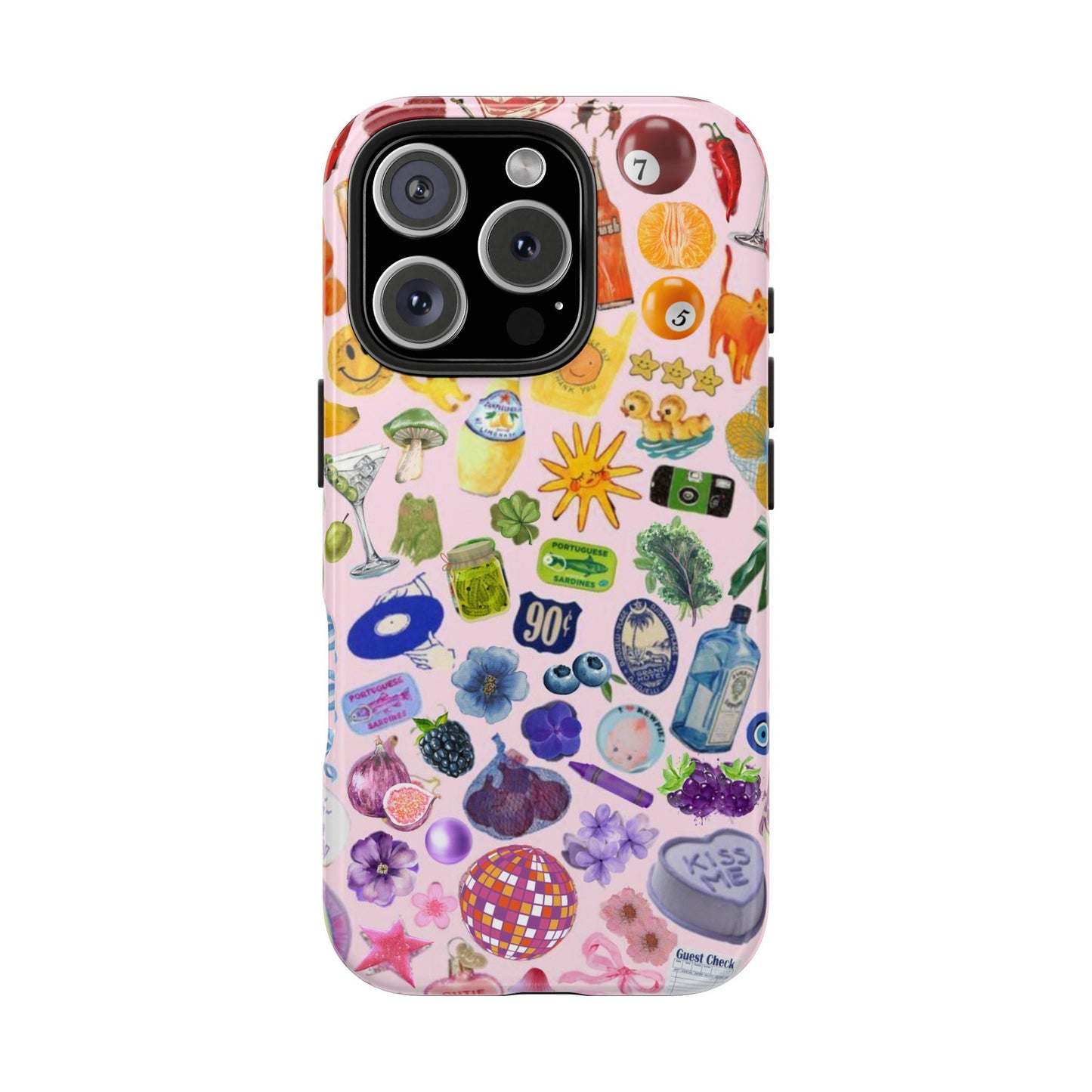 Rainbow Collage Phone Case