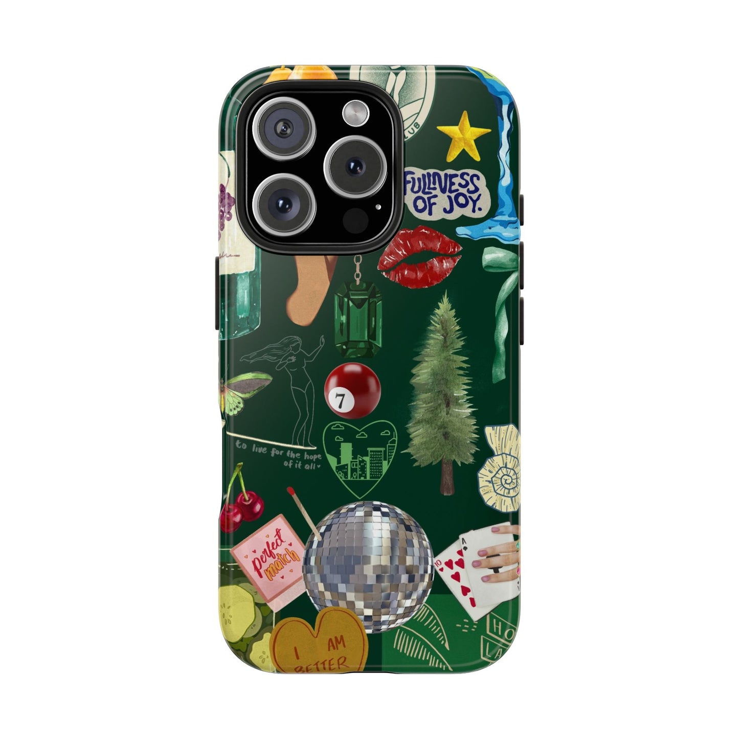 Vintage Green Phone Case (Green Background)