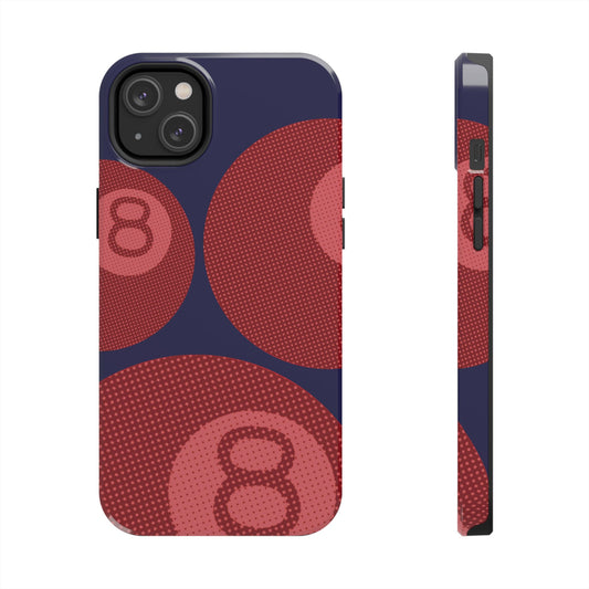 8-Ball Red & Blue Phone Case