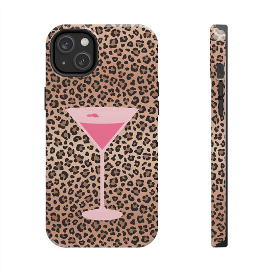 Espresso Martini Cheetah Case (Pink)