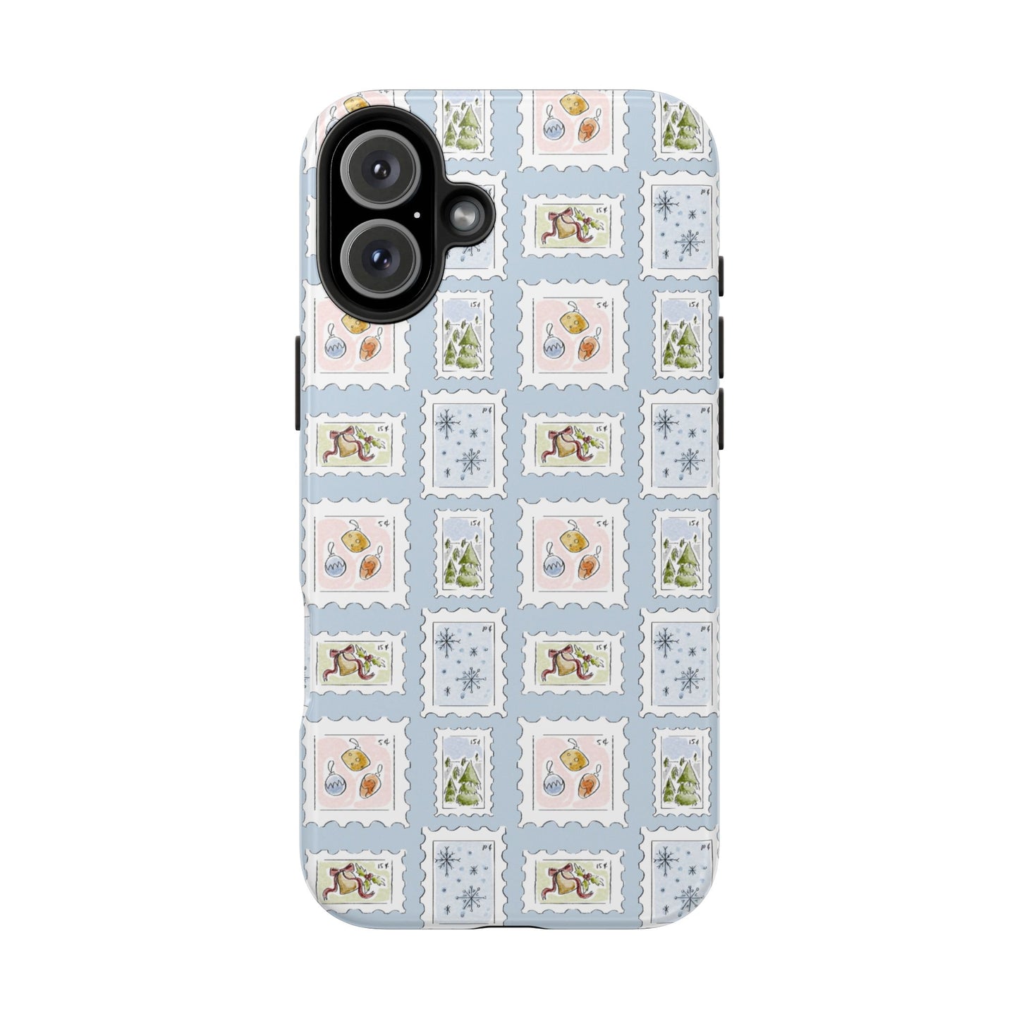 Winter Blues Stamp Phone Case