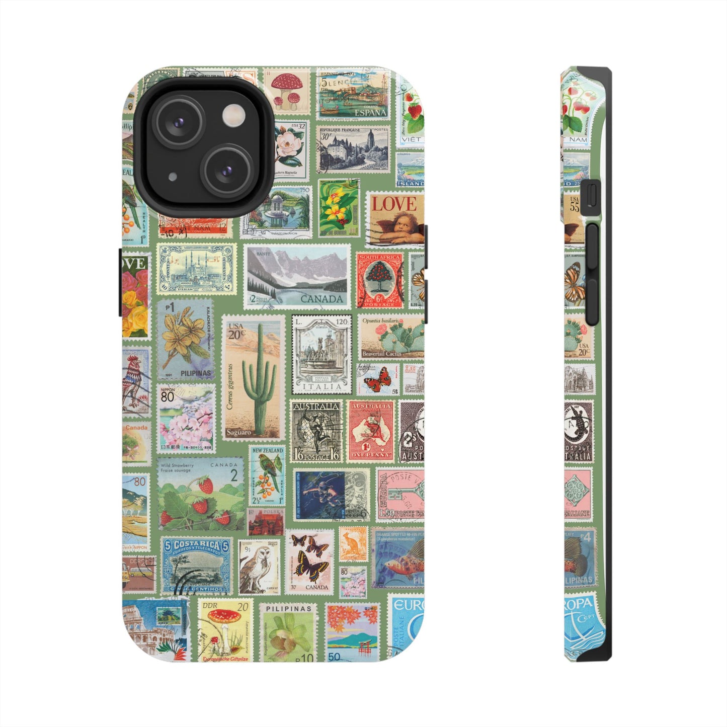 Green Stamp Phone Case