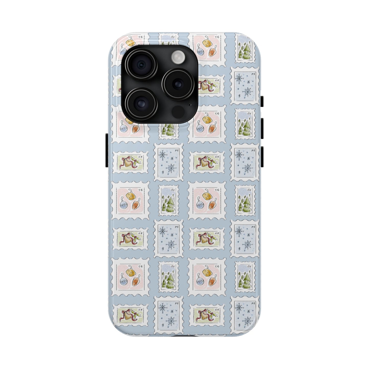 Winter Blues Stamp Phone Case