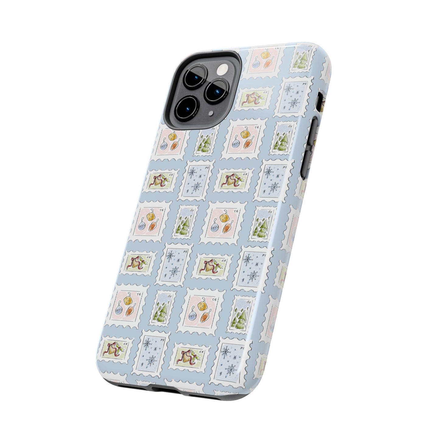 Winter Blues Stamp Phone Case