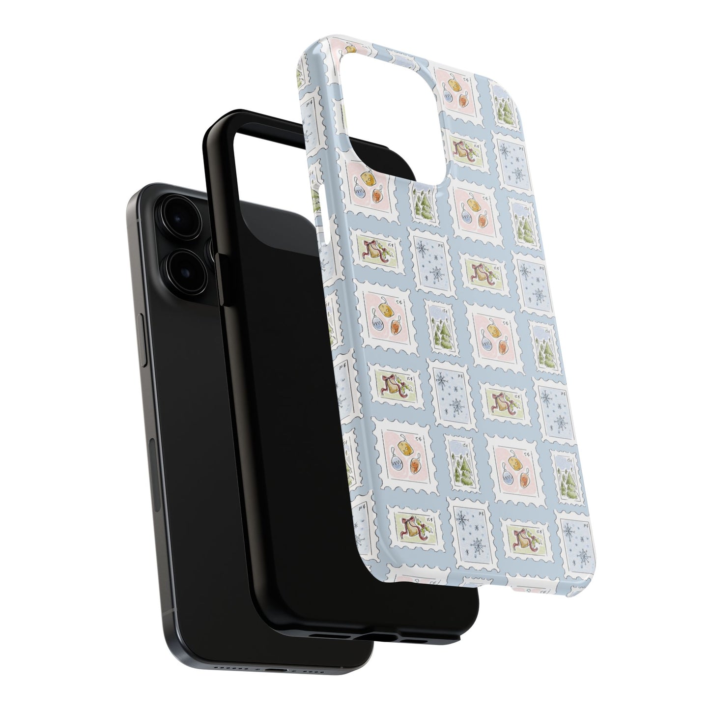 Winter Blues Stamp Phone Case