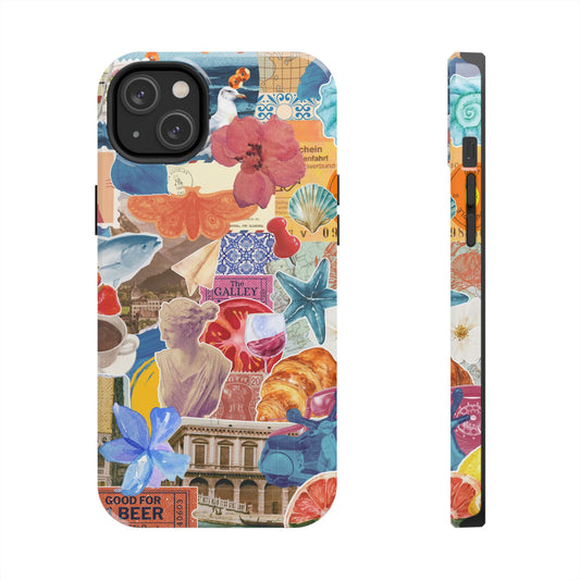 European Vintage Collage Phone Case