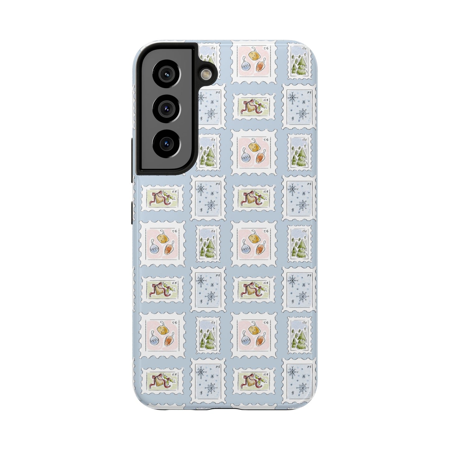 Winter Blues Stamp Phone Case