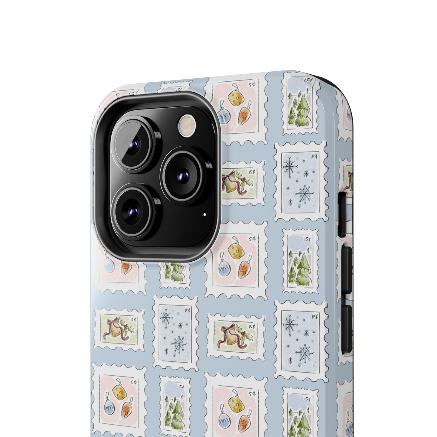 Winter Blues Stamp Phone Case