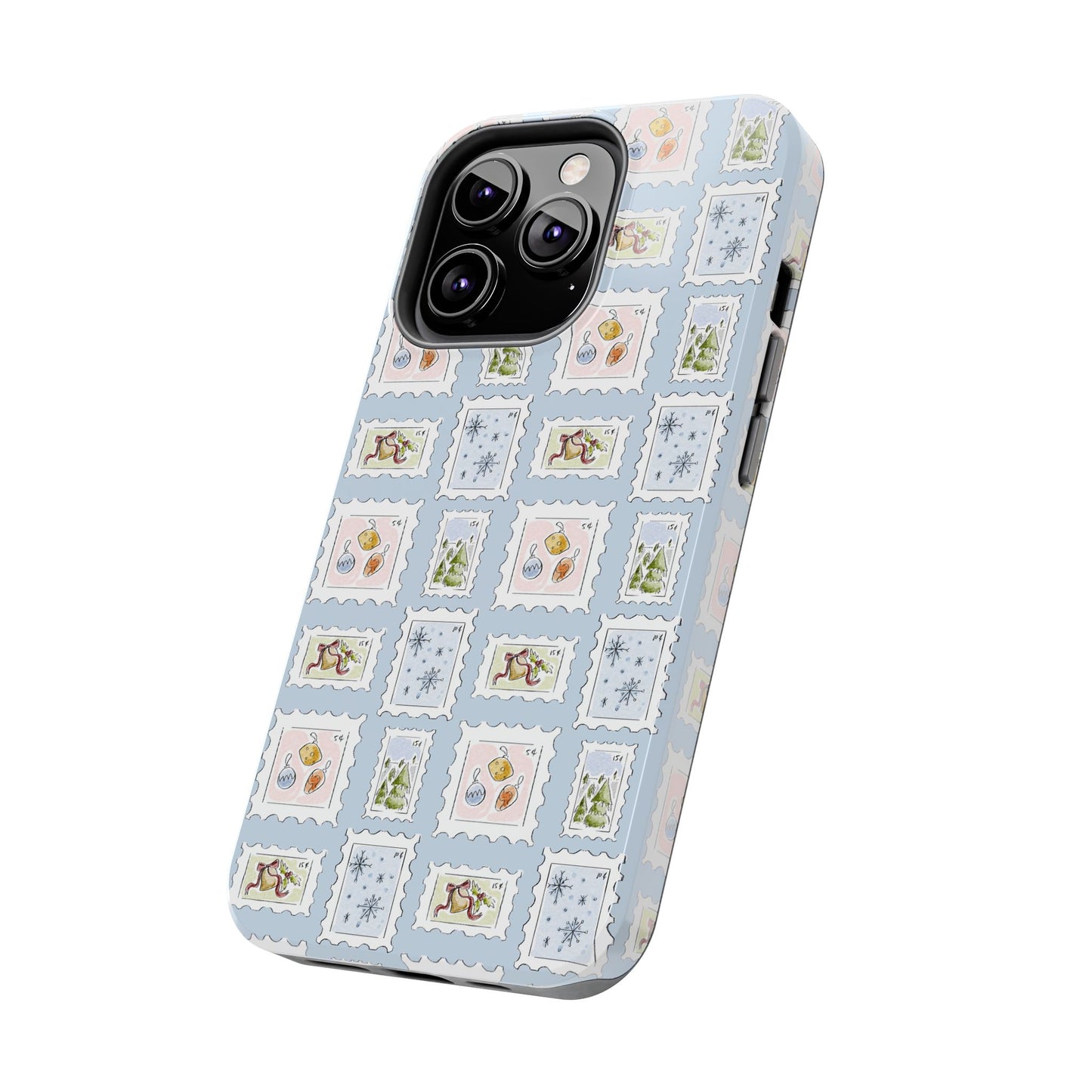 Winter Blues Stamp Phone Case