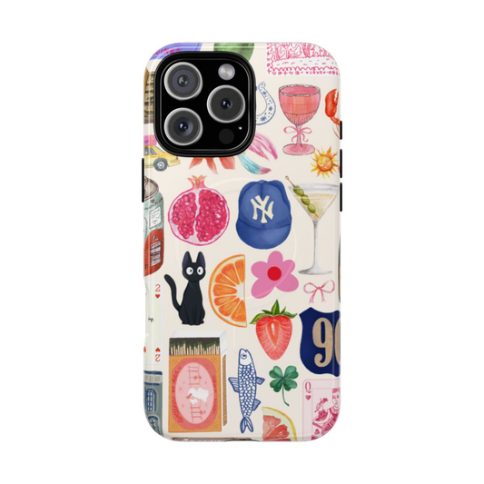 Cool Girl Collage Phone Case
