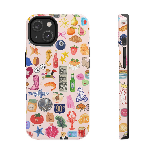 Pink Summer Collage Phone Case