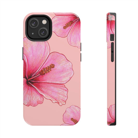 Hibiscus Paradise Pink Phone Case