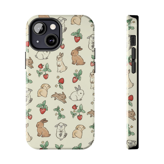 Bunny Berry Garden Phone Case