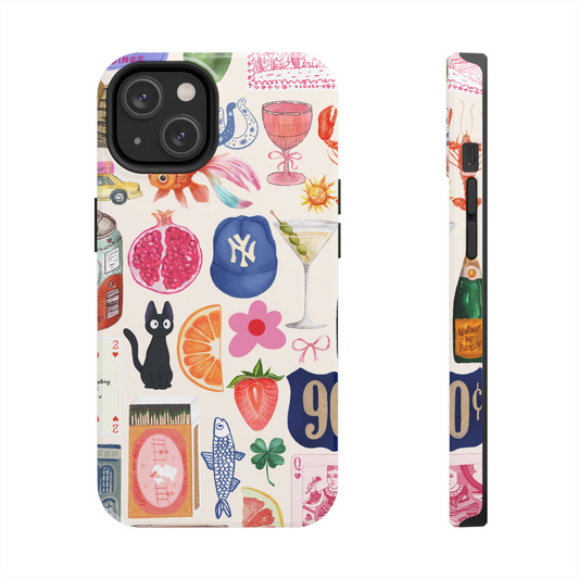 Cool Girl Collage Phone Case