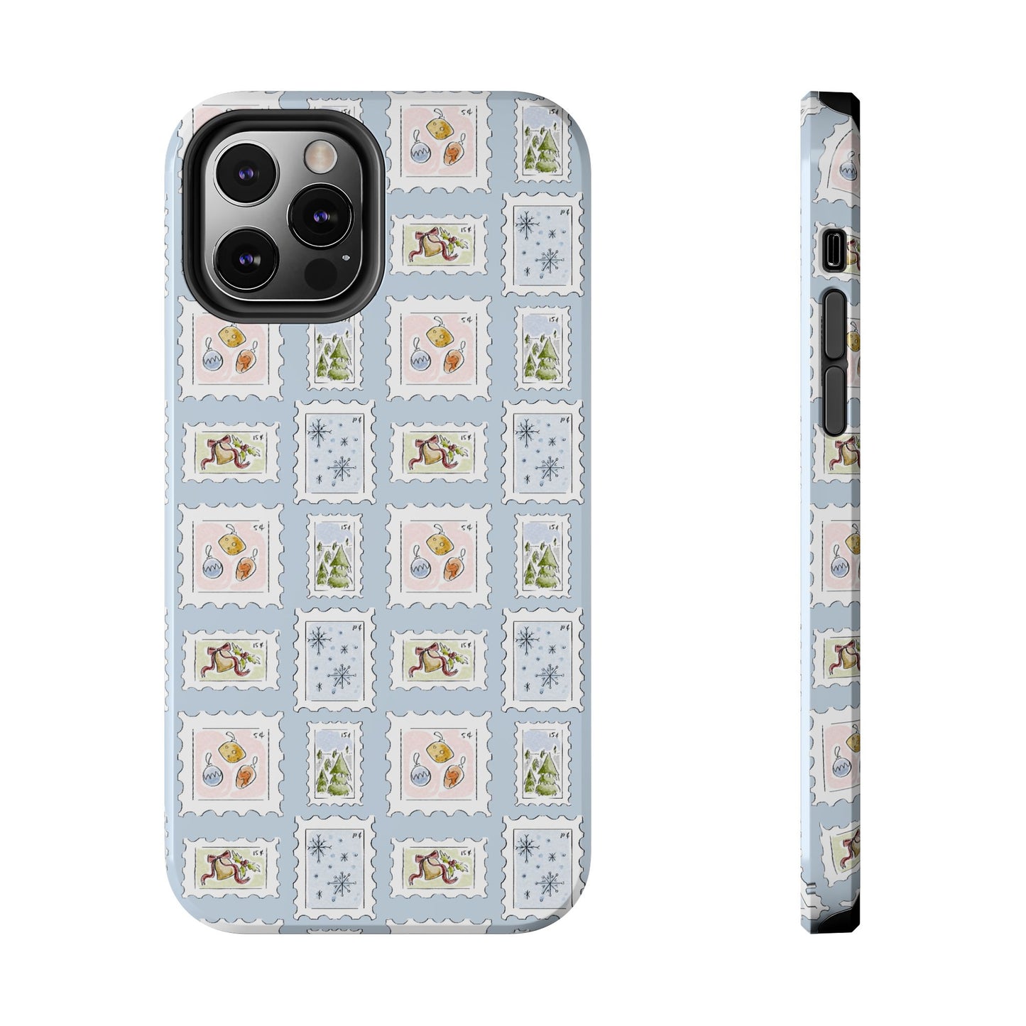 Winter Blues Stamp Phone Case