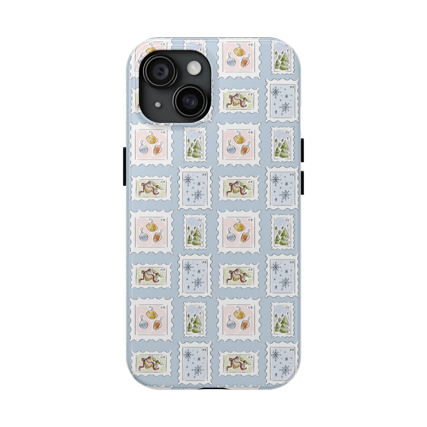 Winter Blues Stamp Phone Case